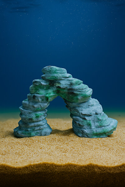 MD×JOA Akvaryum Dekoru ※ Köprü Dekoru ※ Karışık Renk ※ Mini Akvaryum ve Büyük...