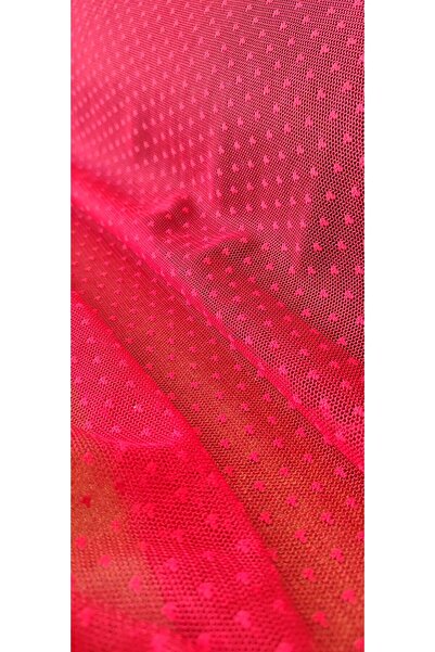 River Fabrics رقصة البولكا نقطة تول الأحمر