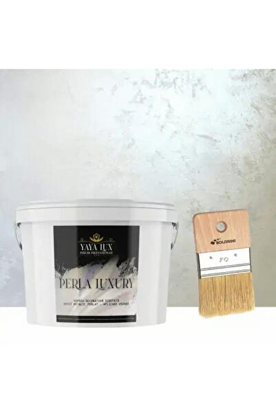 YaYa Color Vopsea decorativa de Lux, Perla Luxury cu Fulgi Perlati, Alb Perla...