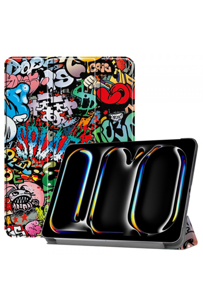 Techsuit Case for Apple iPad Pro 11 (2024), Techsuit, FoldPro Urban Vibe, Multicolor
