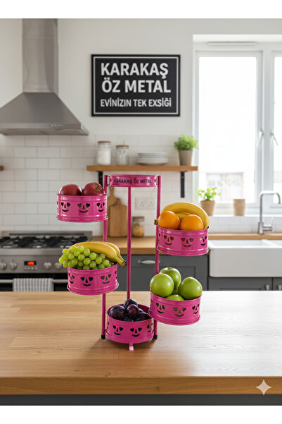 KARAKAŞ ÖZ METAL 6 katlı Meyvelik