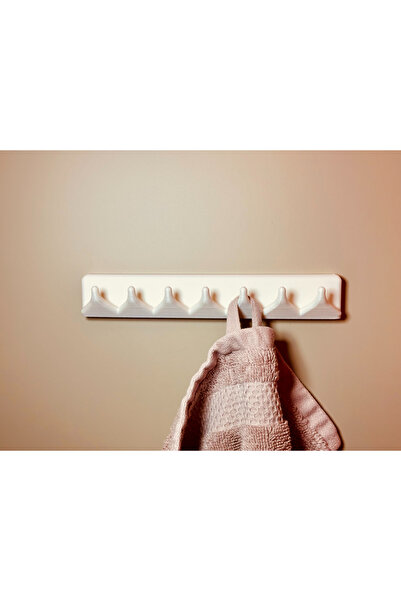 ERCTECH Duvar Tipi Yapışkanlı Askılık – 6 Kancalı Havlu, Anahtarlık ve Banyo ...