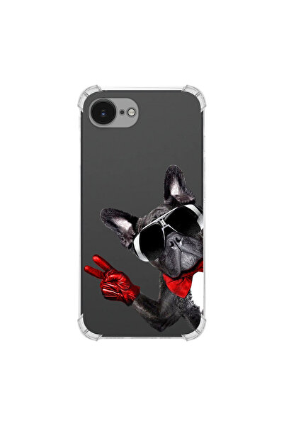 PrintiFy Dog 2 Printed Corner Protection Anti-Shock Transparent Case Compatib...