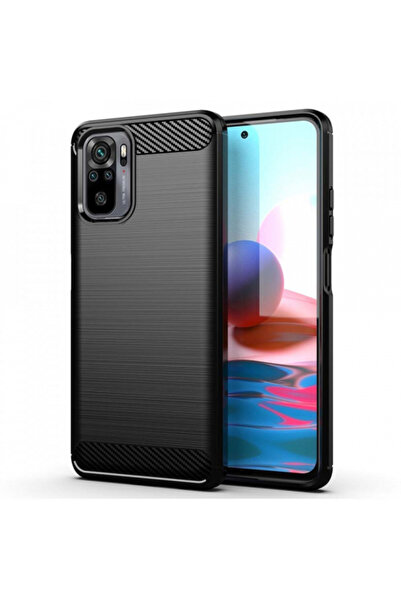 OEM Husa pentru Redmi Note 10S / Note 10, OEM, Carbon, Neagra