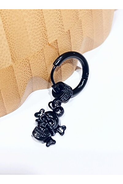 Monalisa Home أقراط فولاذية سوداء للجنسين