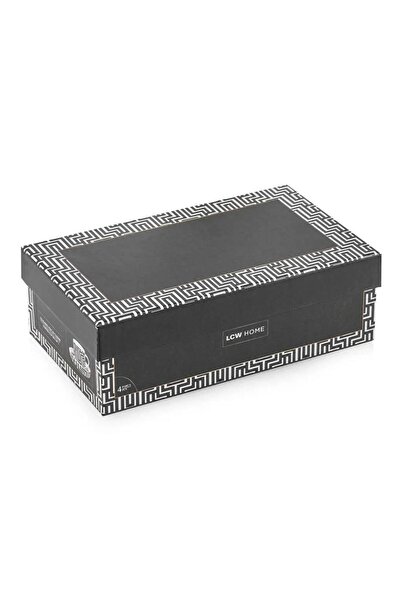 LC Waikiki Geometric Patterned Porcelain Coffee Cup Set for 2 People 90 ml (W5)