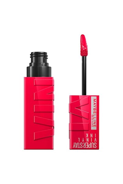 Maybelline New York Ruj lichid rezistent cu stralucire de vinil SuperStay Vinyl Ink, 45 Capricious, 4.2 ml