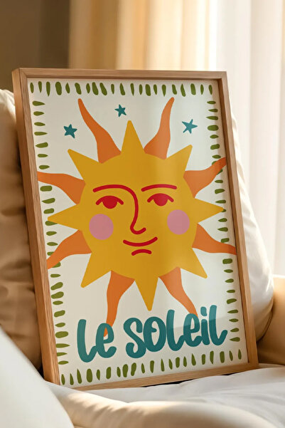 Taranist Poster - Güneş Soleil Neşeli Mutlu Dekor