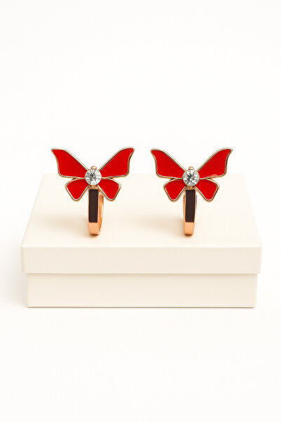 MakeWell Clip-On Earrings for People Without Pierced Ears Butterfly Design for Non-Pierced Ears