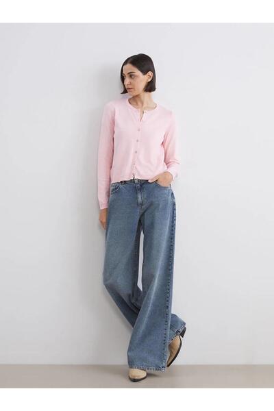 LC Waikiki Γυναικείο τζιν παντελόνι Indigo Baggy Fit (W5)