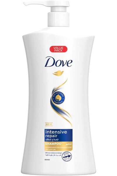 Dove شامبو للشعر التالف، علاج مكثف، عناية مغذية تمنحك شعرًا صحيًا بنسبة تصل إ...