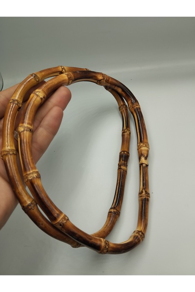 Zeyora Bambu Çanta Sapı D Model, Çanta Aksesuarı