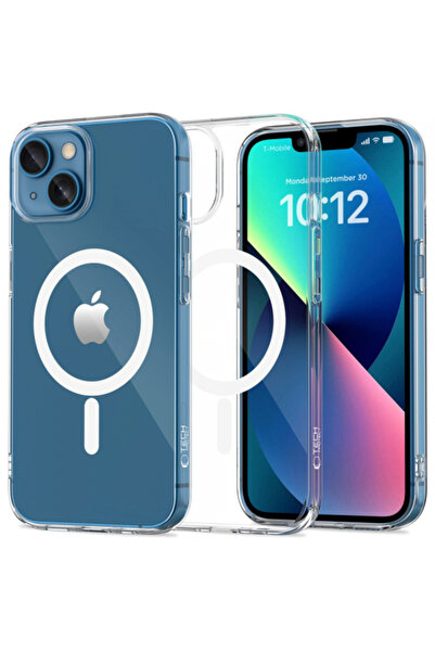 Tech-Protect Husa MagSafe pentru Apple iPhone 13 mini, Tech-Protect, Flexair, Transparenta