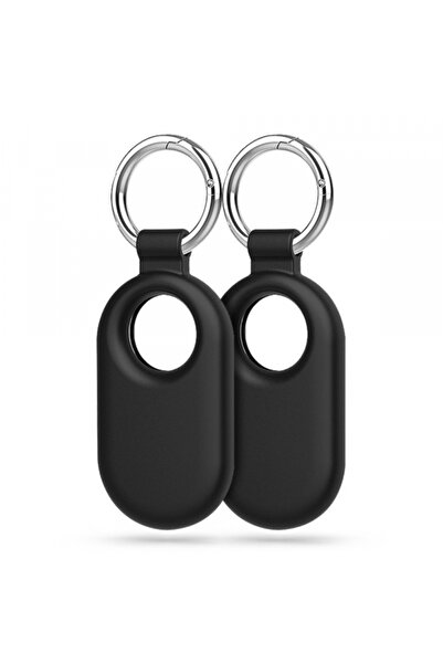 Tech-Protect Husa Icon pentru Samsung Galaxy SmartTag2, Set 2 bucati, Neagra