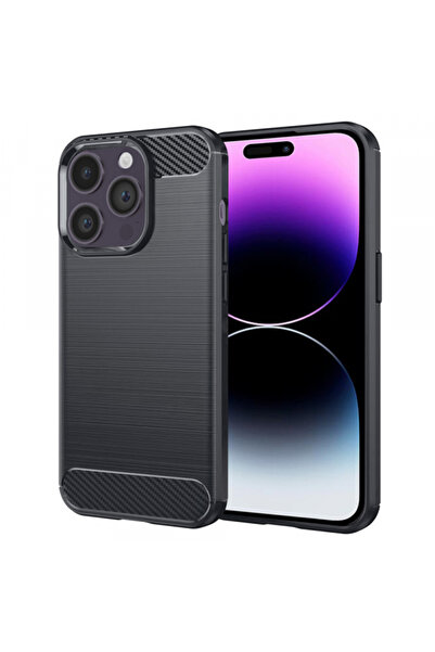 Techsuit Husa pentru Apple iPhone 14 Pro Max, Techsuit, Carbon, Neagra