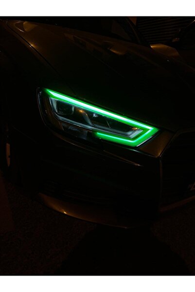 Audi A3 2017 Far Sticker Set Yeşil