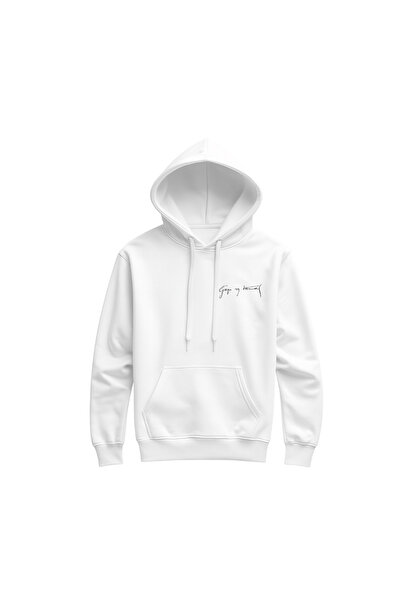 VANTINA سويت شيرت بغطاء للرأس مطبوع عليه توقيع غازي مصطفى كمال