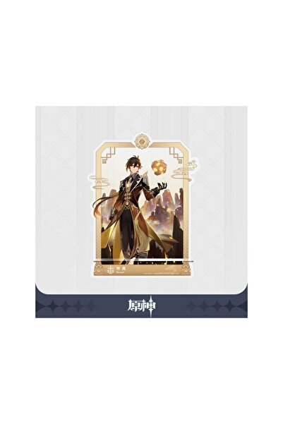 Mihoyo Suport telefon acrilic Genshin Impact Zhongli 17 cm