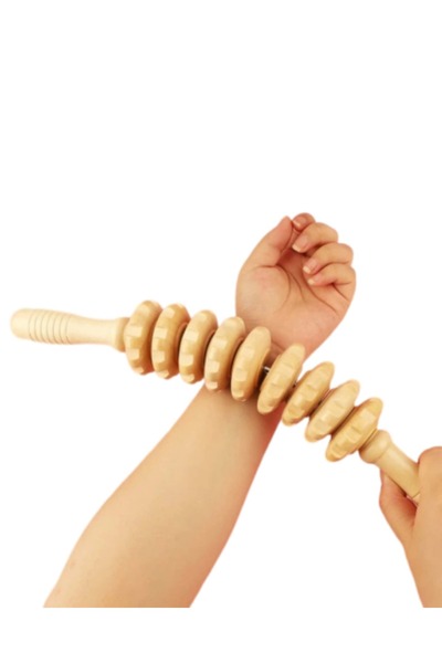 VEYA أداة رول تدليك مصنوعة من الخشب الطبيعي للقضاء على السيلوليت