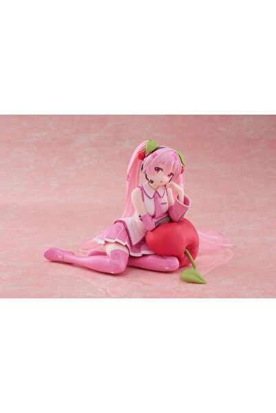 Taito Hatsune Miku Statuie PVC Figură de Desktop Drăguță Sakura Miku Cherry C...