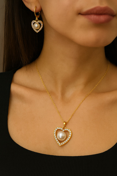 MakeWell Necklace Earring Set – Women's Jewelry Set, Elegant & Stylish Combination, Gift Jewelry