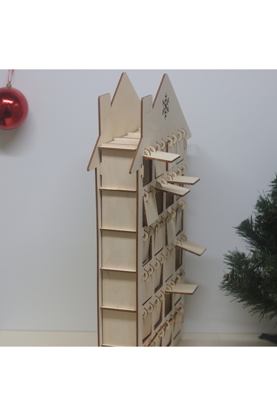 Amco Dimensiuni calendar de Advent din lemn 51x36x7,7 cm