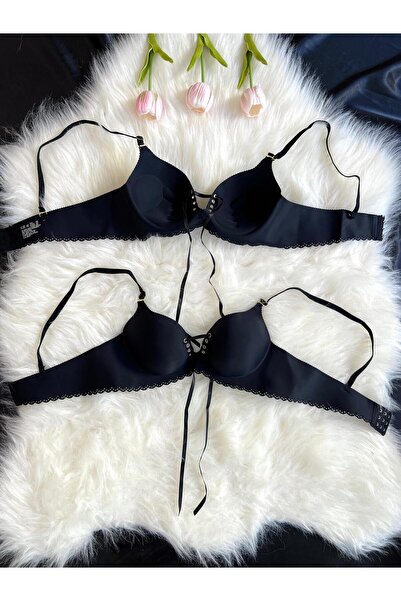 TUEYZEN önden bağcıklı el destekli lazer kesim sütyen