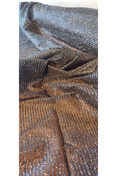 River Fabrics Plain Striped Glitter on Tulle