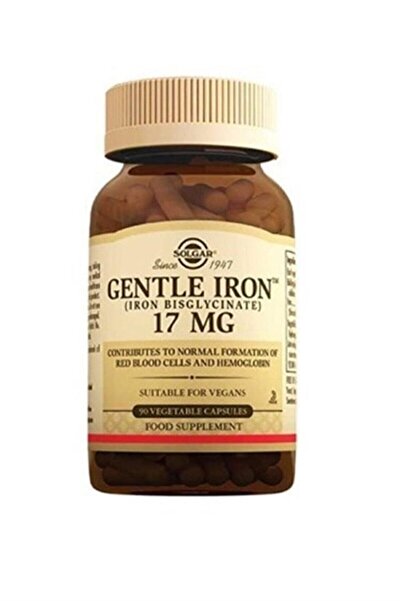 Solgar Gentle Iron 17mg 90 Kapsül