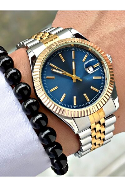 Tisaati Luxury Design Special Series Eşref Single Watch Model Metal Band Men'...