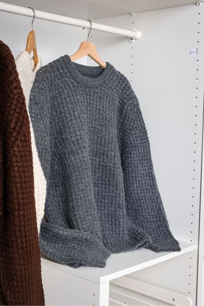 no7man Raflen Anthracite Sweater