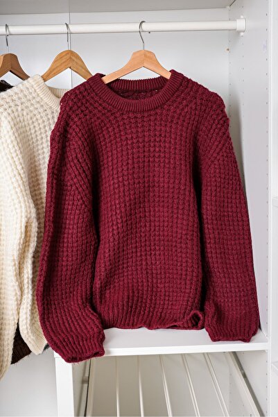 no7man Raflen Burgundy Sweater