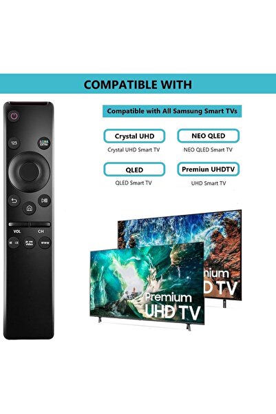 Generic Pack of 2 Universal Remote Control for All TV Models (LED, QLED, UHD,...