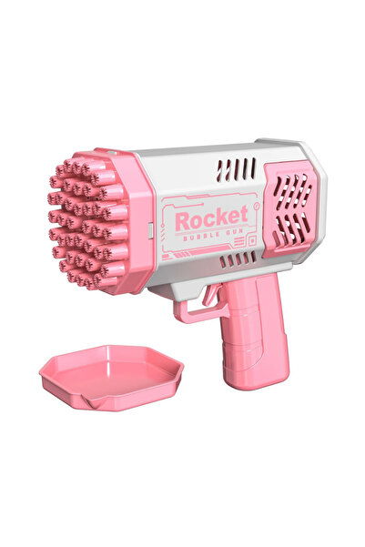 OEM Electric Soap Bubble Gun, Plastic, Pink
