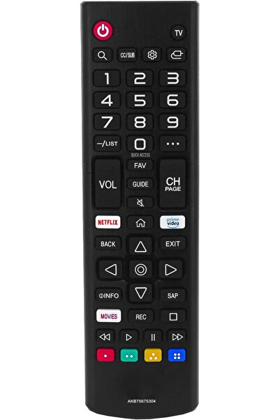 Generic 121AV AKB75675304 Replacement Remote Control Compatible for LG AKB75675304 Smart LED TVs