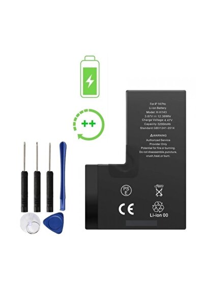 Genos İphone 14 Pro İle Uyumlu A+ Kalite Pil Batarya