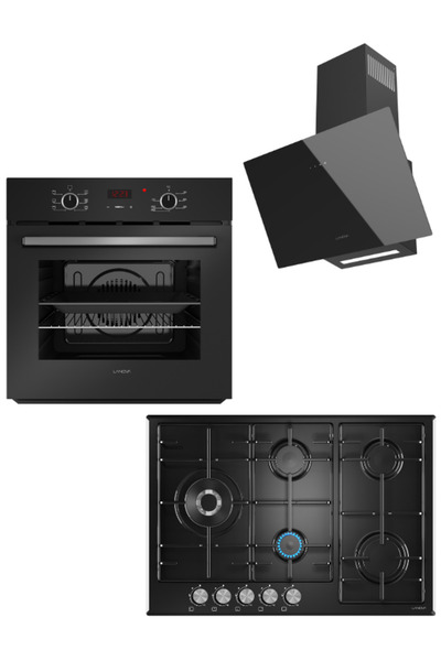 LANOVA Ankastre Siyah Set (2206TB01-B36400-205-3220B6)