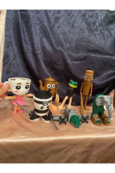 Eta3d Mega Boy 7-Piece Set Tung Sahur Ta Sahur Assassino Cappicino Riliri Doll Bombardino Brainrot Family