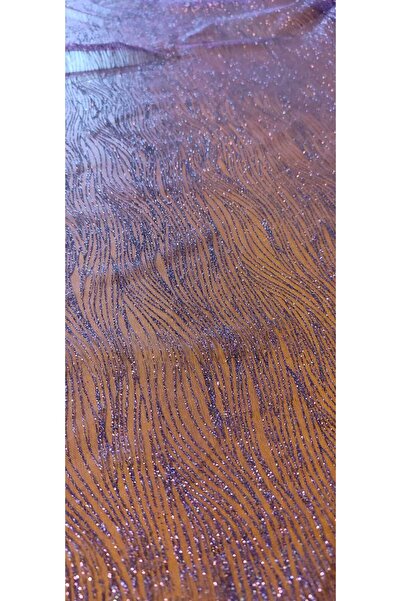 River Fabrics تول مخطط بلمعة البرقوق