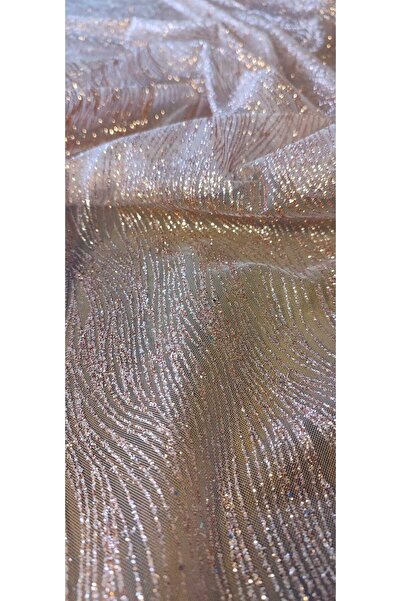 River Fabrics شريط لامع مخطط على قماش التول