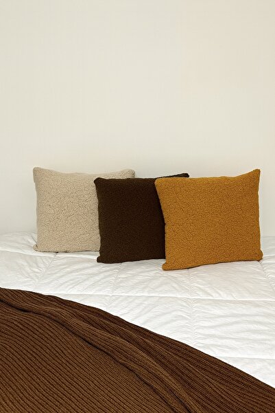 EYPRICH Tedyy Interior-Filled Decorative Triple Cushion/Pillow