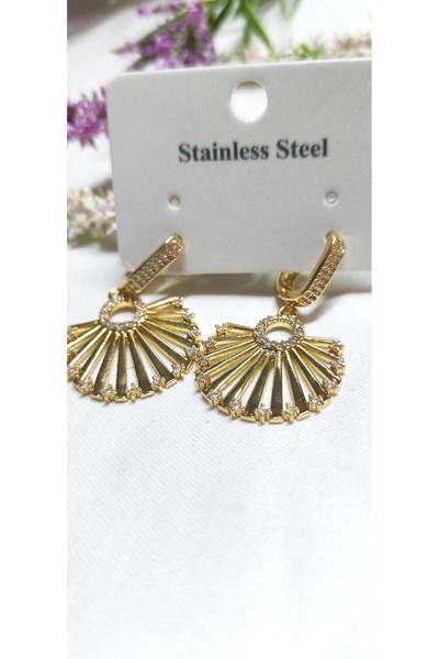 laniva bags مجموعة من ثلاثة أقراط من الفولاذ