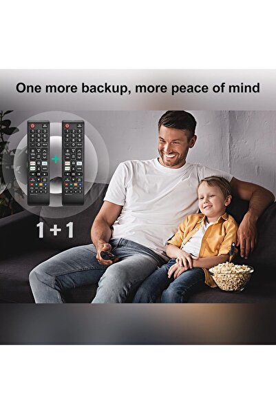 Generic Pack of 2 Universal TV Remote - Replacement Remote for Smart TVs