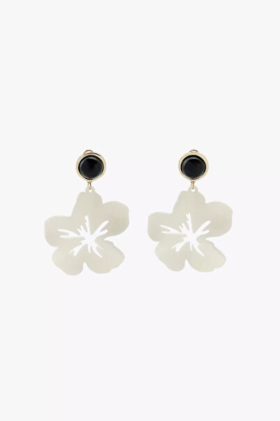 SU PERİSİ TAKI BİJUTERİ Button Flower Earrings