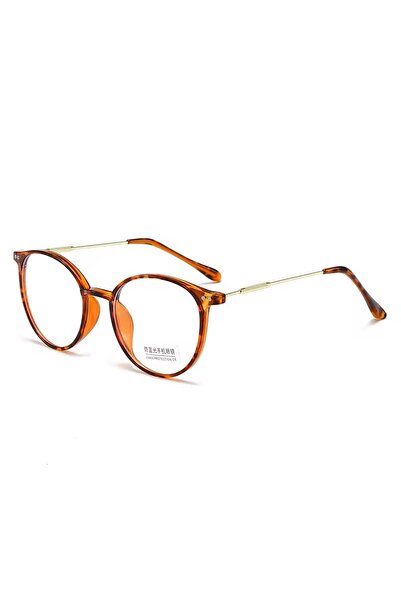 LOOKUP NEW Oval Round 50 Ekartman Metal Transparent Women Men Unisex Blue Light Protection Screen Glasses Eyewear