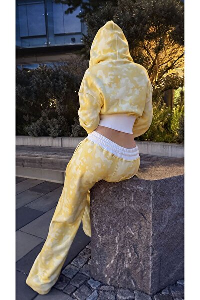 EDVESS Καμουφλάζ Premium Baggy 3 Thread Ş επένδυση fleece Σετ Άνω και Κάτω (με βαμβακερή επένδυση)