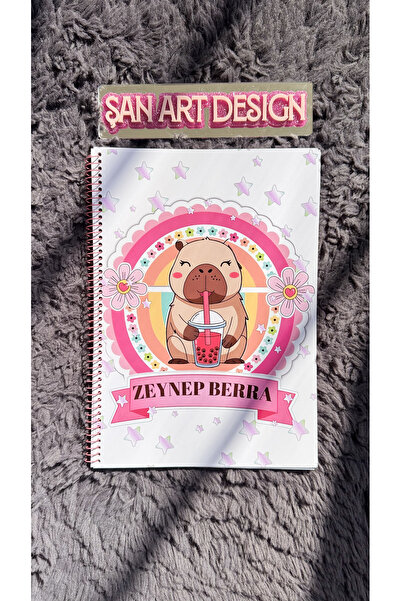 ŞAN ART DESİGN İSME ÖZEL DEFTER + STİCKER HEDİYELİ - 1 ADET !