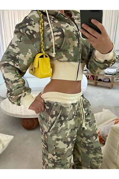 EDVESS Σετ καμουφλάζ Premium Baggy 3 Thread Ş επένδυση fleece (βαμβακερό εσωτερικό)