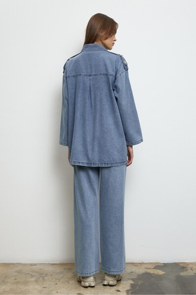 QANU Denim Suit Light Blue