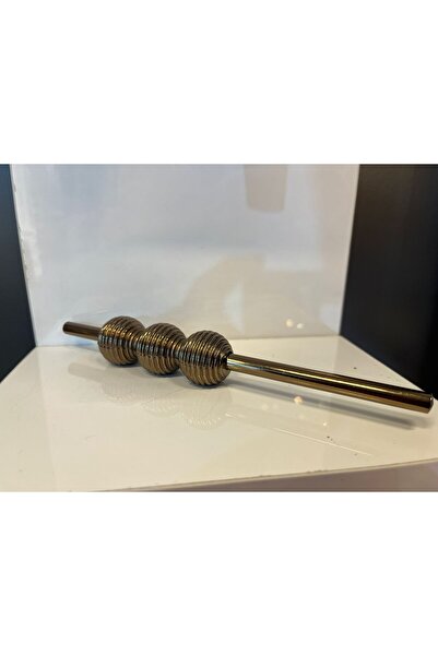 Emaks مقبض معدني مخطط من بيترا 32 مم برونزي لأبواب الخزائن ووحدات التلفاز والأدراج الحديثة وأثاث طاولة السرير